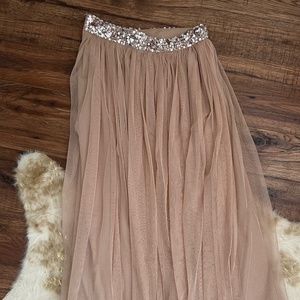 ASOS Sequin and Tulle Skirt, size 2